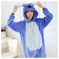 Katara Kostüm für Größe 150-185cm, Zeichentrick Alien, Onesie Pyjama Jumpsuit Kigurumi