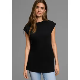 LAURA SCOTT Longshirt in schwarz+weiß | Gr.: 44/46,