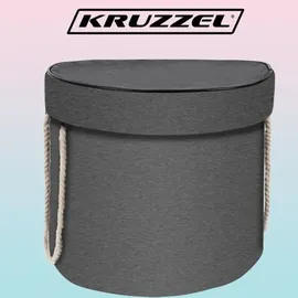 Kruzzel Aufbewahrungsbox 20 l 1-tlg. grau