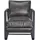 LC Home Ledersessel Kansas schwarz