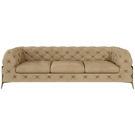 s-style möbel Chesterfield-Sofa Beige