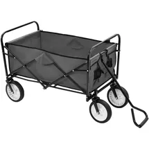 vidaXL Bollerwagen Klappbar grau