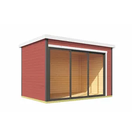 Lasita Maja Gartenhaus Austin 3 3,60 x 2,40 m Rot