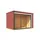 Lasita Maja Gartenhaus Austin 3 3,60 x 2,40 m Rot