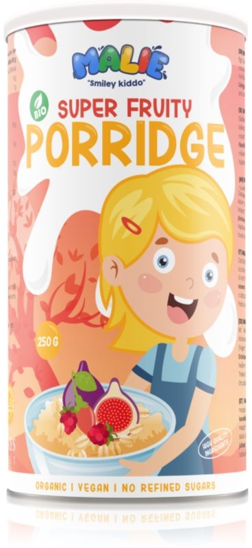 Malie Porridge Haferbrei für Kinder Geschmack Super fruity 250 g