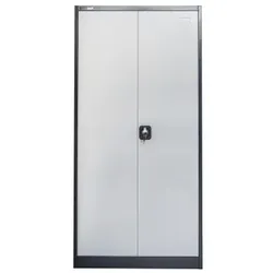 Jet-Line Aktenschrank Omsk dunkelgrau-weiss