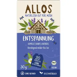 Allos Entspannung Tee - Kamille  Hanf  Lavendel bio (20Btl)