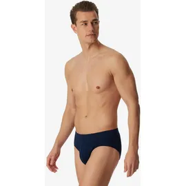SCHIESSER Slip unifarben blau XL 6er Pack
