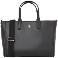 Tommy Hilfiger Th Soft Logotape Satchel Black