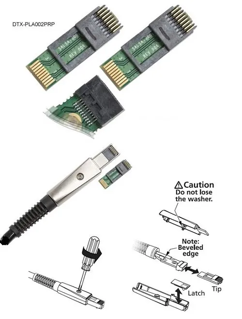 Fluke DTX-PLA002PRP Ersatz Module Fluke Permanent Link Adapter für DSX und DTX