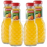 Granini Orange / Saft - 4er Set Granini Trinkgenuss - 4x Orange 0,2L Saft inkl.