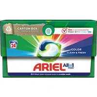 Ariel Color All-In-1 Pods Waschseife Kapseln, 24 Waschgänge