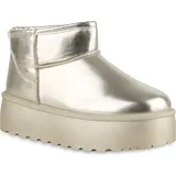 VAN HILL Damen Plateau Boots in Gold