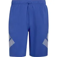 adidas Badeshorts Big Bars Semi Lucid Blue/White XL