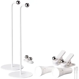 Lunartec 4in1-Akku-Klemmleuchte Weiß 2 St.