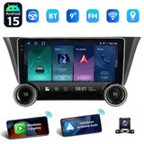 ESSGOO 9" Autoradio Für Iveco Daily 2014-2021 Android 15 Carplay GPS NAVI FM Autoradio (DAB (optional), DAB+ (optional), 4+64GB(optional), RDS, AM, FM, Apple Carplay Android Auto GPS Navi WIFI BT EQ) schwarz