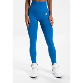 Gorilla Wear Sporthose Olivia Seamless mit hohem Bund blau S