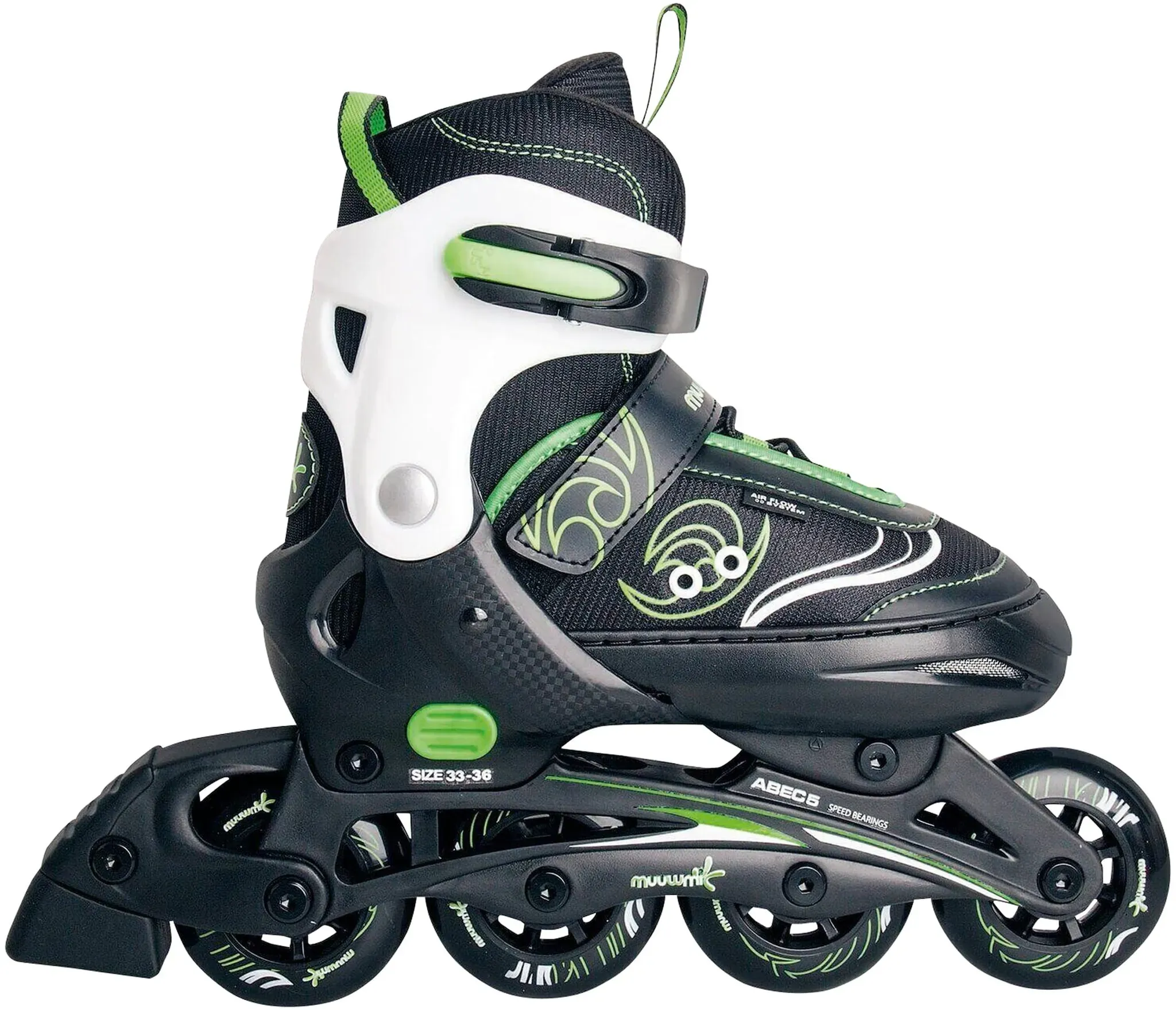 Muuwmi Inline Skates, gruen, 33