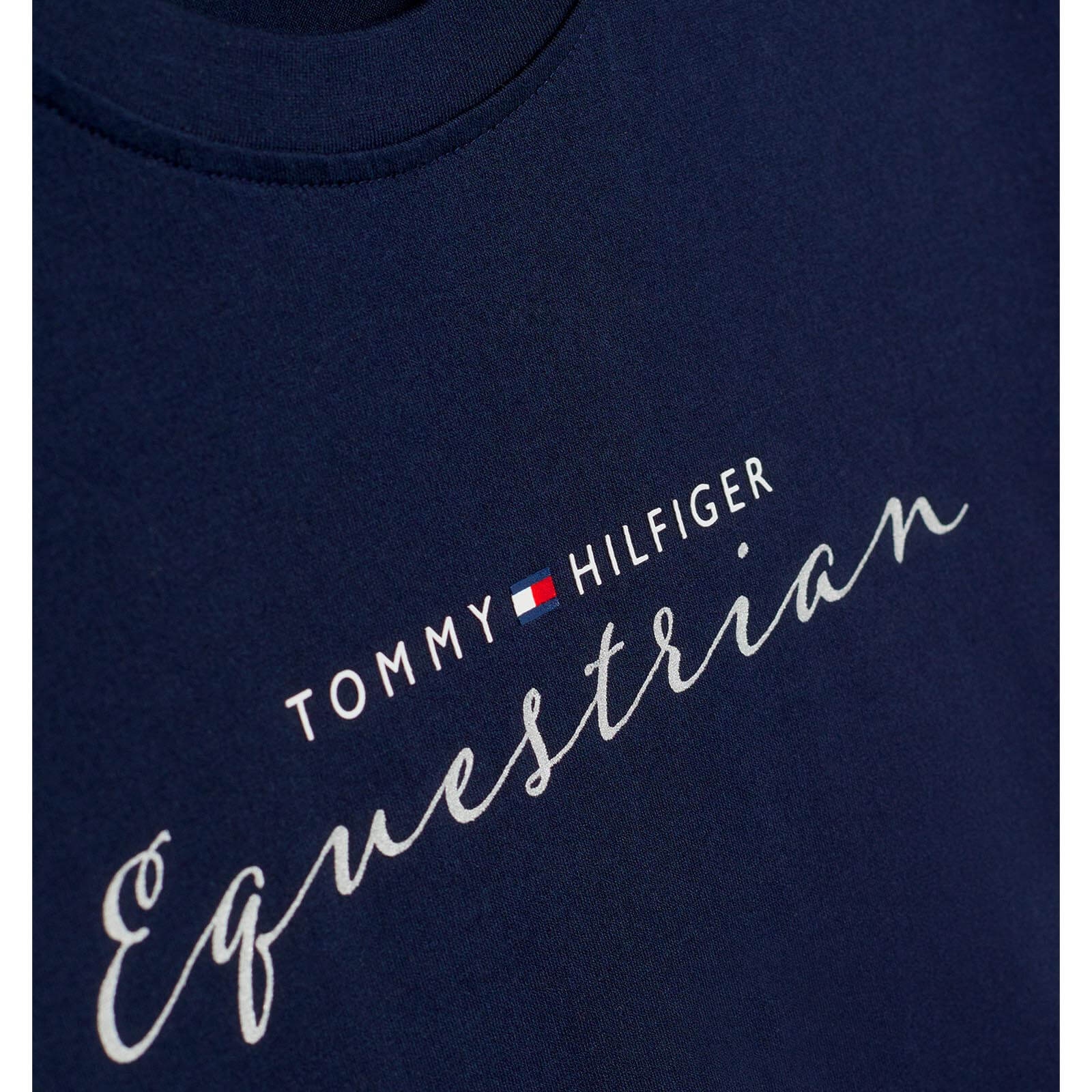 Tommy Hilfiger Equestrian Short Sleeve Damen Brooklyn Graphic T-Shirt FS 2024 Desert Sky S