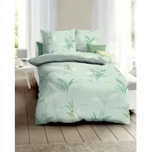 KAEPPEL Swing Floral Grün 155 x 220 cm + 80 x 80 cm