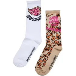 Merchcode  Socken paires de chaussettes  Ramones Leo (x2)  in Blau, 47 / 48