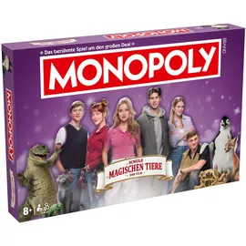 Winning Moves Monopoly Schule der magischen Tiere Brettspiel Deutsch 8+ Gesellschaftsspiel