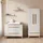 livinity® Kinderkleiderschrank Mailo 70 x 186,8 cm Eiche weiß