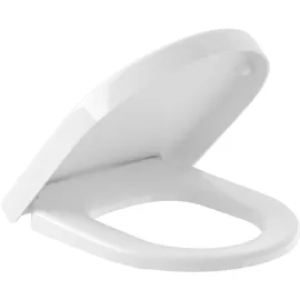 Villeroy & Boch Architectura WC-Sitz Compact, mit Absenkautomatik (SoftClosing), mit abnehmbaren Sitz (QuickRelease), weiß alpin 9M66S201
