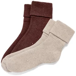 Tchibo - 2 Paar Stoppersocken - Damen - Gr. 39-42 - weiß