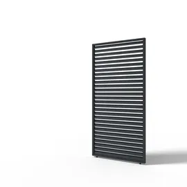 pergoline Seitenwandpaneel 123 x 235 cm anthrazit