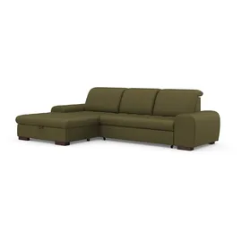 sit&more Eckcouch Mikrofaser 2-Sitzer Grün