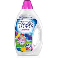 Weißer Riese Weißer-Riese Waschmittel Color Gel, Colorwaschmittel, Gel, 2,5 Liter, 50 Waschladungen