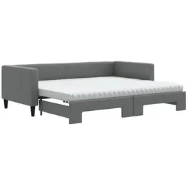 vidaXL Tagesbett 90 x 200 cm Dunkelgrau
