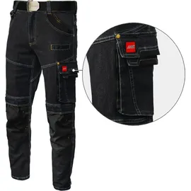 Art.Master Jeans-Stretch-Arbeitshose Schwarz L