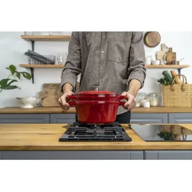 Staub Cocotte Kochtopfset 3-tlg. kirsch-rot