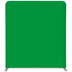 SHOWDOWN Displays Showdown Zipper-Wall Straight Basic - 200x230cm - Green Screen Chroma Key - Aluminium - Silber