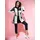 CREATION L Longstrickjacke Ecru-Schwarz 50