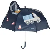 Playshoes 3D Regenschirm Baustelle