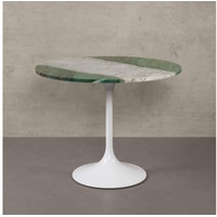 MAGNA Atelier Esstisch Tokio mit exklusiver Marmor Tischplatte, Küchentisch, Dining Table, seltener Naturstein, Unikat, 96x76cm grün