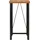 vidaXL Bartisch 55 x 55 x 107 cm Braun