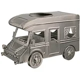 Gilde Flaschenhalter Wohnmobil Silber 30,5 cm