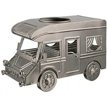 Gilde Flaschenhalter Wohnmobil Silber 30,5 cm