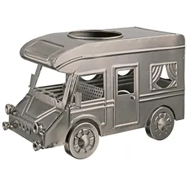 Gilde Flaschenhalter Wohnmobil Silber 30,5 cm