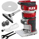 Flex Akku-Kantenfräse 531634 CER 18.0-EC C Solo 18V Absaughaube