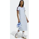 adidas Shirtkleid Blau/Maroon M