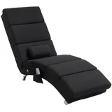 Homcom Massagesessel mit Fernbedienung Polyester 56 x 84 x 168 cm Schwarz