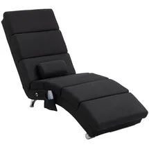 Homcom Massagesessel mit Fernbedienung Polyester 56 x 84 x 168 cm Schwarz