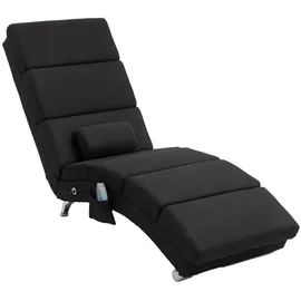 Homcom Massagesessel mit Fernbedienung Polyester 56 x 84 x 168 cm Schwarz