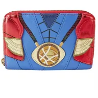 Loungefly Marvel Shine Doctor Strange Geldbörse mit Reißverschluss, Rot/Ausflug,