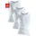 CLIPPER Exclusive Unterhemd, (3 St.), mit Komfortschnitt, hinten etwas länger - in Feinripp, Tanktop Clipper Exclusive weiß